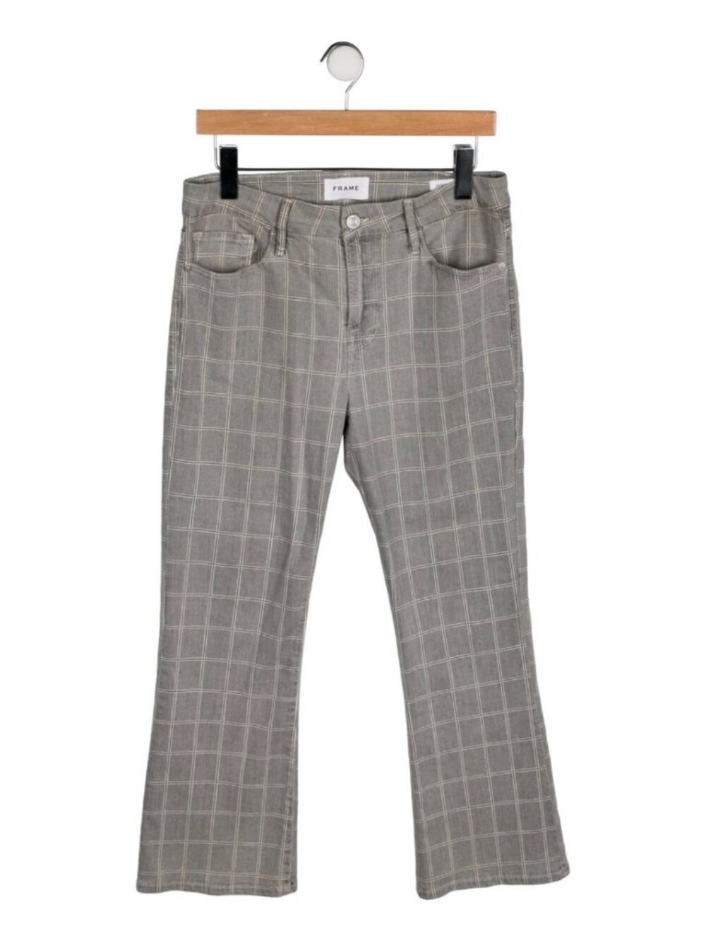 FRAME mid-rise wide leg jeans, size 29 (M)